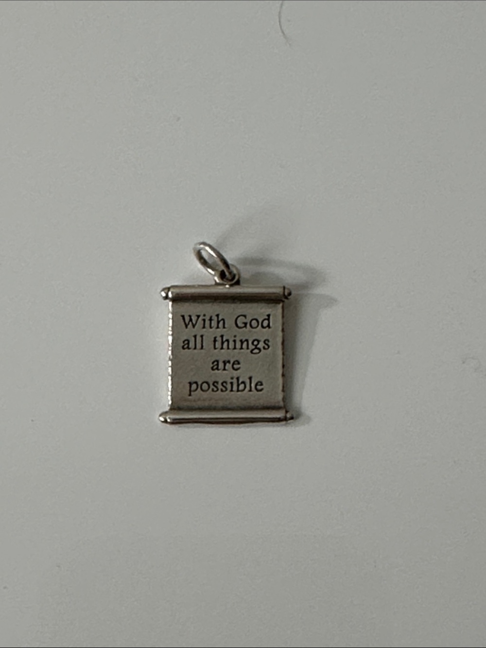James Avery “With God All Things Are Possible” Charm